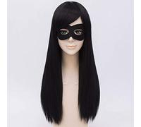 The Incredibles Elastigirl Women Helen Parr Cosplay Wig Role Play Sarah Vowell Hair Wig With Eye Mask Super Mom Wig Costumes One Size Sarah Vowell