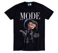 The Incredibles I Never Look Back Darling Edna Mode T-Shirt in Black | Size: Large The Incredibles Black L
