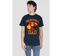 The Incredibles Incredible Dad Mens T-Shirt Navy The Incredibles Navy XXL