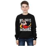 The Incredibles My Dad Mr Incredible Sweatshirt Disney Black 3-4 Years