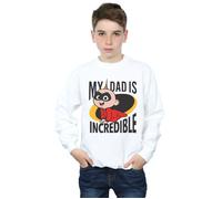The Incredibles My Dad Mr Incredible Sweatshirt Disney White 5-6 Years