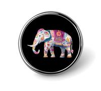 The Indian Elephant Cute Brooch Pin for Women Men Badge