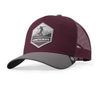 The Indian Face Born To Skate Trucker Cap Red