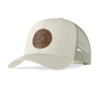 The Indian Face - Trucker Cap for Men and Women with Adjustable Closure - Surf Cap with Curved Visor (Born to Be Free Model), Beige, One Size