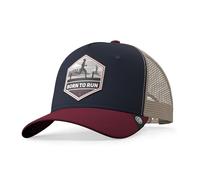 The Indian Face Unisex Born to Run Baseball Cap, Bleu, One Size