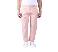 The Indian Garage Co Men Mid Rise Slim Fit Solid Mid-Rise Stretchable Chinos, Rose Smoke, 28