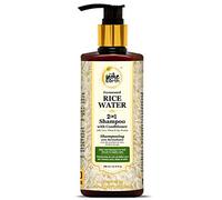 The Indie Earth 2-IN-1 Fermented Rice Water Shampoo with Conditioner with Corn, Wheat and Soy Protein - NO ADDITIONAL CONDITIONER REQUIRED Daily Care Shampoo For Soft, Smooth & Healthy Hairs 300ml