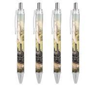 The Industrial Revolution Retractable Ballpoint Pens 0.5 Fine Point Smooth Writing Pen for Journal Home Office 4 PCS AS PIC 3