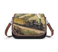 The Industrial Revolution Small Womens Crossbody Bags Shoulder Handbag with Adjustable Strap for Travel