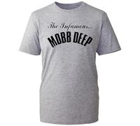 The Infamous Mobb Deep T-Shirt, Funny Famous American Hip Hop Rap Duo Music Lover Shirt,Gift Unisex Tee Top (HeatherGrey, L Years)