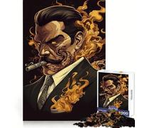 The Infernal Gentleman Jigsaw Puzzles for Adults1000 Pieces Boost Memory Soothing Fun Premium Cut Thoughtful Gift (38x52cm)