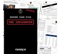 The Influencer: Cold Case Murder Mystery Investigation - For Individuals, Date Nights & Party Groups - Unsolved Mystery Crime Solving Game - Physical Case File
