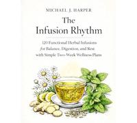 The Infusion Rhythm: 120 Functional Herbal Infusions for Balance, Digestion, and Rest with Simple Two-Week Wellness Plans
