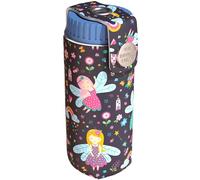 The Inhaler Tailor Cover for Turbohalers in Over 30 Designs - Vegan Leather Inhaler Case for Kids and Adults - Handmade in England (Fairies on Blue)