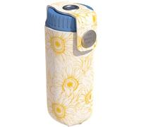 The Inhaler Tailor Cover for Turbohalers in Over 30 Designs - Vegan Leather Inhaler Case for Kids and Adults - Handmade in England (Sunflowers)