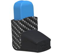 The Inhaler Tailor Easyhaler Cover in Over 30 Designs - Vegan Leather Inhaler Case for Kids and Adults - Handmade in England (Carbon Fibre)