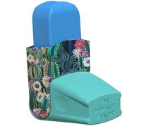 The Inhaler Tailor Easyhaler Cover in Over 30 Designs - Vegan Leather Inhaler Case for Kids and Adults - Handmade in England (Cactus)