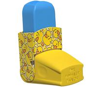 The Inhaler Tailor Easyhaler Cover in Over 30 Designs - Vegan Leather Inhaler Case for Kids and Adults - Handmade in England (Rubber Ducks)
