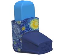 The Inhaler Tailor Easyhaler Cover in Over 30 Designs - Vegan Leather Inhaler Case for Kids and Adults - Handmade in England (Van Cough)