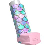 The Inhaler Tailor Fantasy Collection of Inhaler Cases - for Ventolin and Shorter Style Inhalers - Vegan Leather Case for Kids and Adults - Handmade in England (Mermaid, Ventolin Style)
