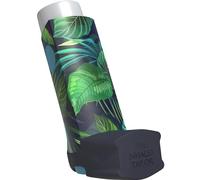 The Inhaler Tailor Flora Collection of Inhaler Cases - for Ventolin and Shorter Style Inhalers - Vegan Leather Case for Kids and Adults - Handmade in England (Jungle, Ventolin Style)