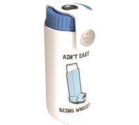 The Inhaler Tailor Inhaler Cover for Kids and Adults - Vegan Leather Inhaler Case in over 30 designs for Turbohaler Style Inhalers - Handmade in England (Aint Easy Being Wheezy)