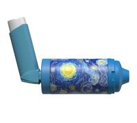The Inhaler Tailor Spacer Cover in Over 30 Designs - Vegan Leather Spacer Case for Kids and Adults - Handmade in England (Van Cough, AeroChamber Plus Flow-Vu)