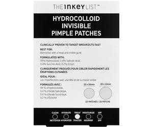The INKEY List Pore treatment and cleansing Hydrocolloid Invisible Pimple Patches 22 pcs.