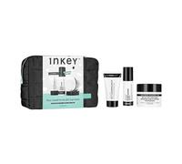 The INKEY List You Need to Build Barriers Skincare Gift Set, Oat Cleansing Balm + Ectoin Hydro-Barrier Serum + Bio-Active Ceramide Moisturiser, Strengthen Skin, Helps Dry Skin, Washbag Included