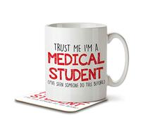 The Inky Penguin - Trust Me I'm a Medical Student - Mug and Coaster, Ceramic, 11fl. oz.