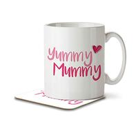 The Inky Penguin - Yummy Mummy - Mother Mug and Coaster, Ceramic, 11fl. oz.