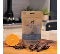 The Innocent Hound Dental Support Sauasages | Premium Sausages with Lamb, Aniseed & Citrus | Prevents the buildup of Plaque & Tartar | Grain-Free & Hypoallergenic | Dog Dental Chews | 500g