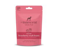 The Innocent Hound Strawberry Crush Hearts, Beef Training Treats (70g)