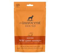 The Innocent Hound Wild Game Sausages | Premium Salmon & Venison with Pumpkin & Cinnamon | Soft, Air-Dried Dog Treats | Grain-Free & Hypoallergenic | Natural Dog Sausages | 600g