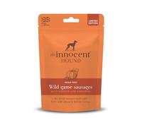 The Innocent Hound Wild Game Sausages | Premium Salmon & Venison with Pumpkin & Cinnamon | Soft, Air-Dried Dog Treats | Grain-Free & Hypoallergenic | Natural Dog Sausages | 70g