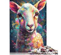 The Innocent Lamb 1000 Pieces Jigsaw Puzzles for Adults- Impossible Puzzle - Puzzles Brain Challenge Puzzle for Kids 38x26cm/1000pcs