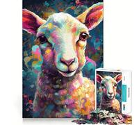 The Innocent Lamb Jigsaw Puzzle for Adults 1000 Pieces Think Smart Toy Home Enjoy Accurate Cut Wall Art Decor (50x75cm)