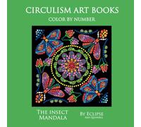 The Insect Mandala - Color by Number Circulism book : Standard paper edition