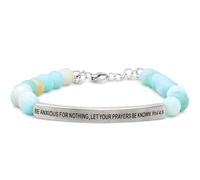 THE INSPIRATION CO. BE Anxious for Nothing LET Your Fears BE Known Phil 4:6- Parent, One Size, Amazonite, amazonite