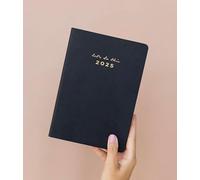 The Inspired Stories 2025 Vertical Weekly Planner - A5 Weekly diary for goal-setting, habit-tracking, to-do’s, time-blocking, appointments, notes, reflection, organisation/gift (Deep charcoal)