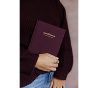 The Inspired Stories Mindfulness Everyday Journal - Personal growth undated diary/Morning thoughts, evening reflection, affirmations, gratitude, positive daily habits, self-care, wellbeing (Burgundy)