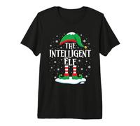 The Intelligent Elf Christmas Family Matching Xmas Group Premium T-Shirt