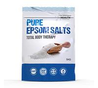 The Intelligent Health Magnesium Sulphate Bath Salts Soak, Muscle Magnesium Epsom Salts for Bathing and Foot Soaking for Women & Men - 5kg Resealable Pouch