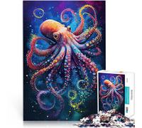 The Intelligent Octopus 2Jigsaws 1000 Pieces for teenagers Educational Stress Relief Toy Parent-child interaction 38x26cm