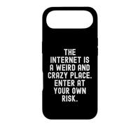 the internet is a weird and crazy place enter at your own Case for iPhone Air