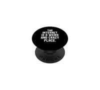 the internet is a weird and crazy place Observational PopSockets Adhesive PopGrip