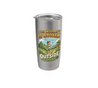 The Internet is Broken so I am Outside Today Stainless Steel Insulated Tumbler