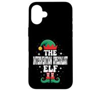 The Intervention Specialist Elf Funny Christmas Matching Case for iPhone 16 Plus