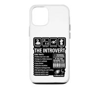 The Introvert Core Traits Funny Antisocial Sarcastic Case for iPhone 12/12 Pro