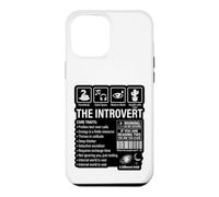 The Introvert Core Traits Funny Antisocial Sarcastic Case for iPhone 12 Pro Max